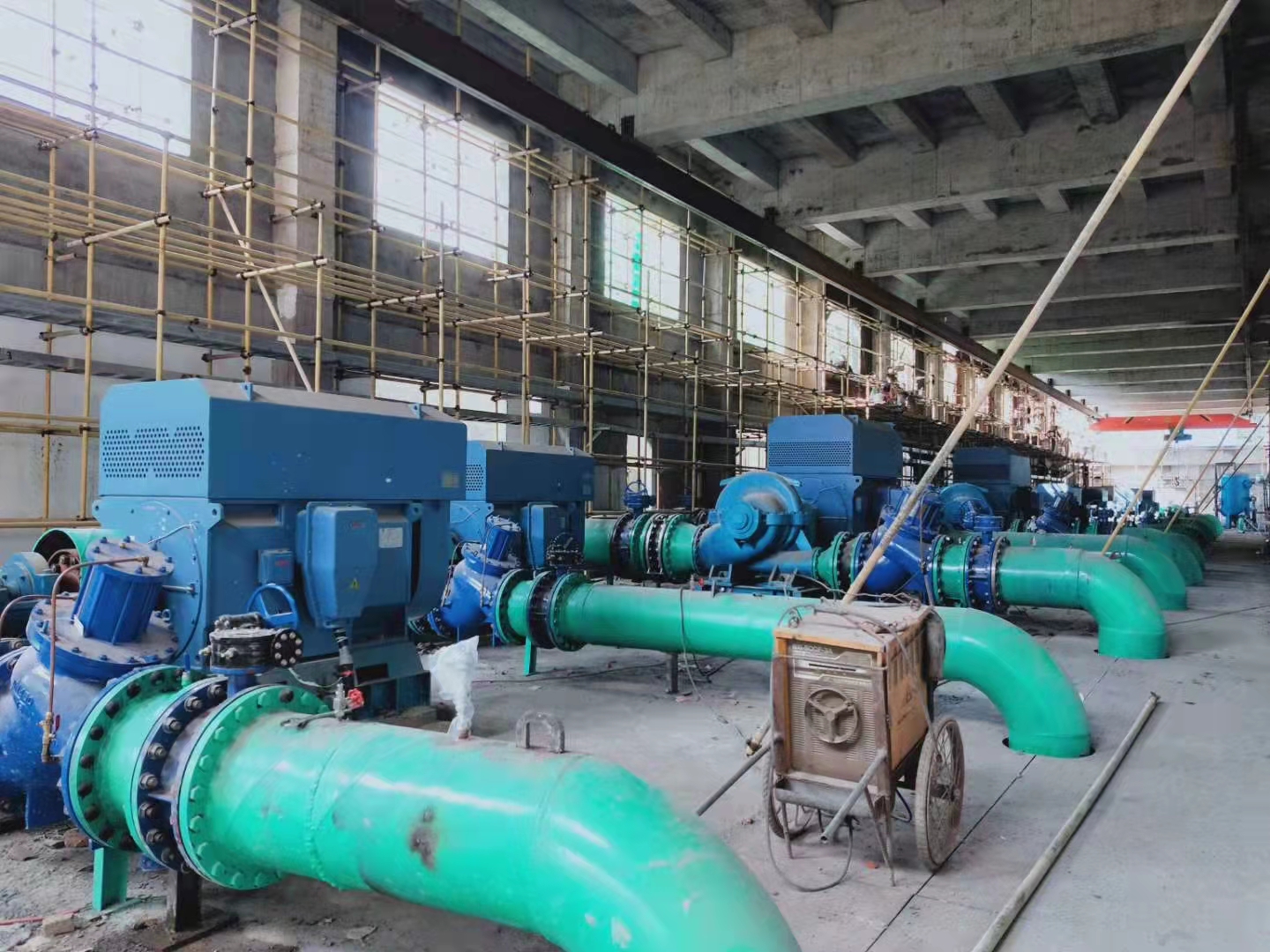 YKS H-V AC Motor for pump 1 Motor de CA YKS HV para bomba 1